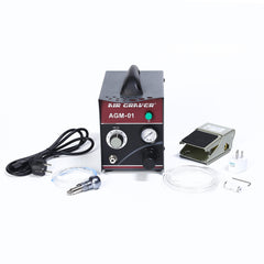 Tooltos Jewelry Tools 110V AGM-01 Pneumatic Jewelry Engraving Machine | Air Graver with Foot Pedal
