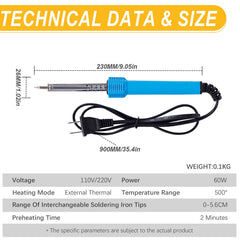 Tooltos Jewelry Tools 60W Tooltos 60W Pen Type Electric Soldering Iron Wax Welding Tools