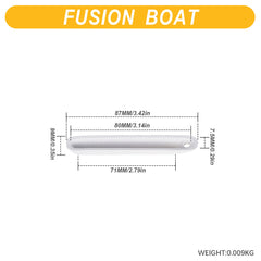 Tooltos Jewelry Tools 87MM Quartz Crucible Boat Smelting and Casting Refining Gold and Silver