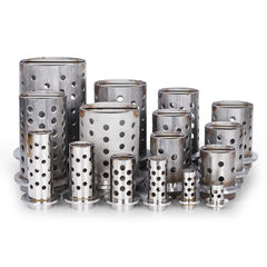 Tooltos Jewelry Tools Customizable Customization Perforated Stainless Steel Casting Flask Wall Flanged Vacuum Casting Plaster Mold