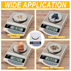 Tooltos Jewelry Tools Digital Precision Analytical Electronic Balance  for Jewelry Laboratory