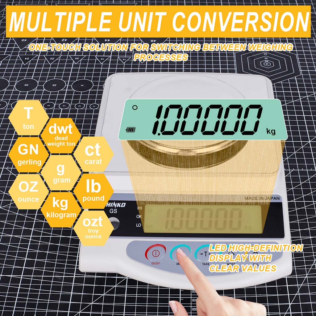 Tooltos Jewelry Tools Digital Precision Analytical Electronic Balance  for Jewelry Laboratory