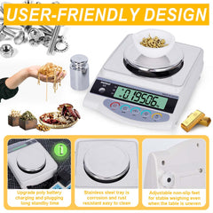 Tooltos Jewelry Tools Digital Precision Analytical Electronic Balance  for Jewelry Laboratory