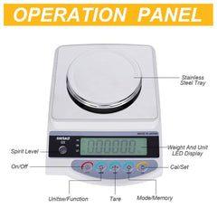 Tooltos Jewelry Tools Digital Precision Analytical Electronic Balance  for Jewelry Laboratory