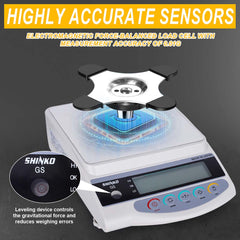 Tooltos Jewelry Tools Digital Precision Analytical Electronic Balance  for Jewelry Laboratory