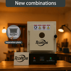Tooltos Jewelry Tools Dual Layer Jewelry Casting Burnout Furnace 1150°C with Separation Plate - Tooltos