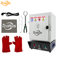 Tooltos Jewelry Tools Dual Layer Jewelry Casting Burnout Furnace 1150°C with Separation Plate - Tooltos