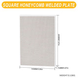 Tooltos Jewelry Tools Square - Large Square and Round Honeycomb Ceramic Welding Plate Quartz Refractory Brick