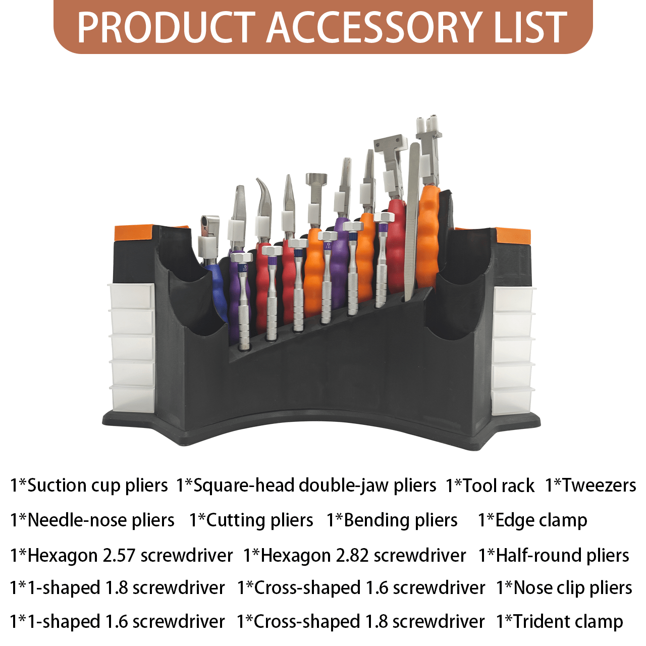 Tooltos Jewelry Tools Tooltos 14 Pcs Precision Repair Tool Kit for Jewelry Optical and Watch Repair with Stainless Steel Pliers and Screwdrivers