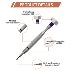 Tooltos Jewelry Tools Tooltos 14 Pcs Precision Repair Tool Kit for Jewelry Optical and Watch Repair with Stainless Steel Pliers and Screwdrivers