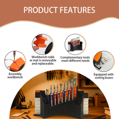 Tooltos Jewelry Tools Tooltos 14 Pcs Precision Repair Tool Kit for Jewelry Optical and Watch Repair with Stainless Steel Pliers and Screwdrivers