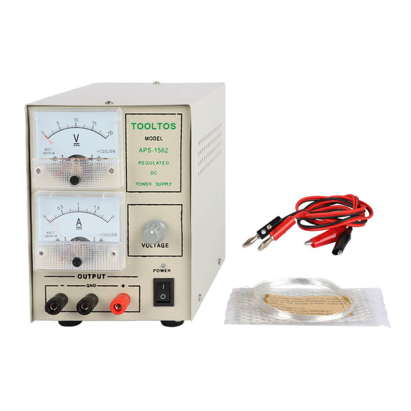 TOPTOS Electroplating Machine 15V2A Gold Plating Kit Plater Processing  Tools 110/220 Voltage Adjustable Jewelry Equipment - AliExpress