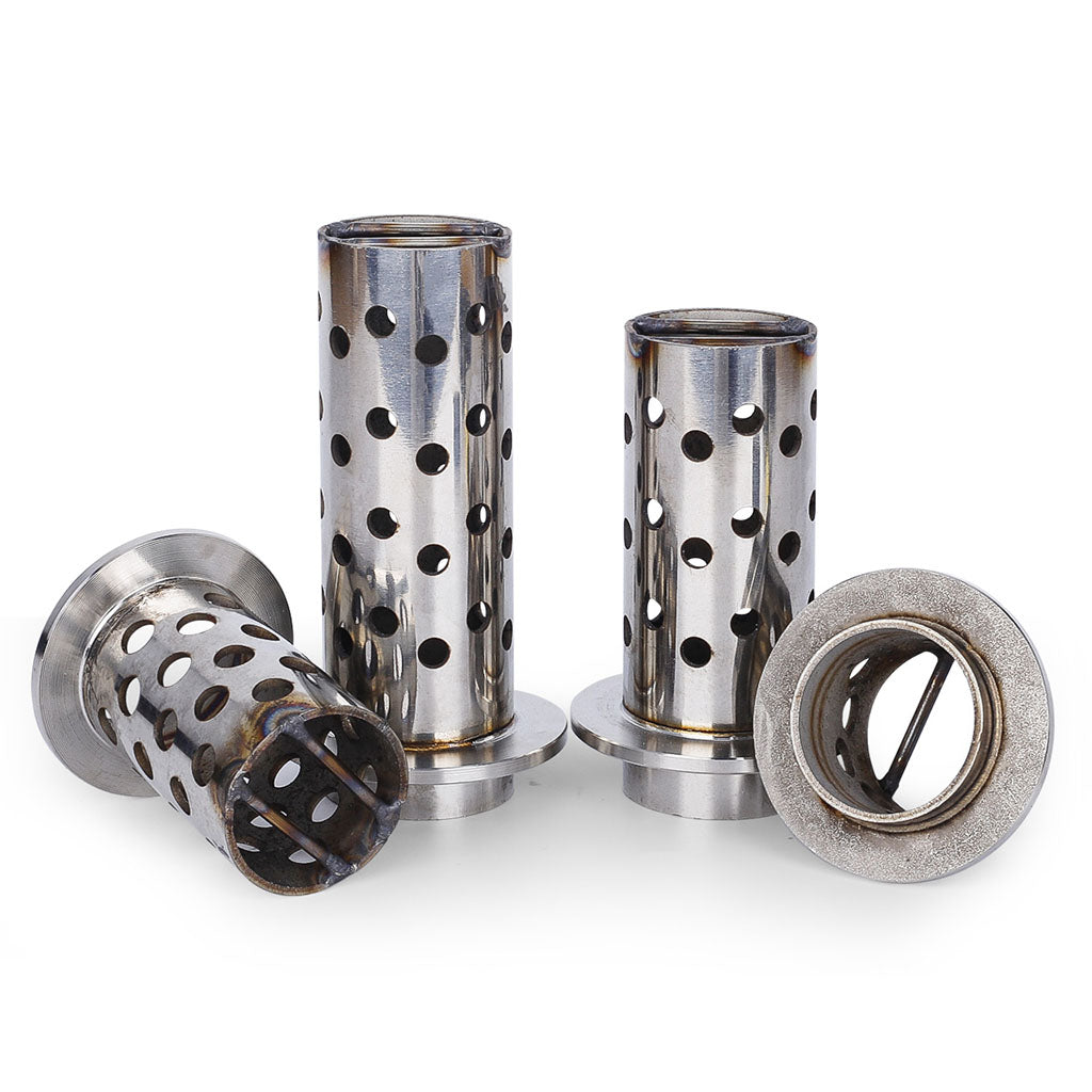 Tooltos Jewelry Tools Tooltos 2 inch Perforated Stainless Steel Casting Flask Wall Flanged Vacuum Casting Plaster Mold