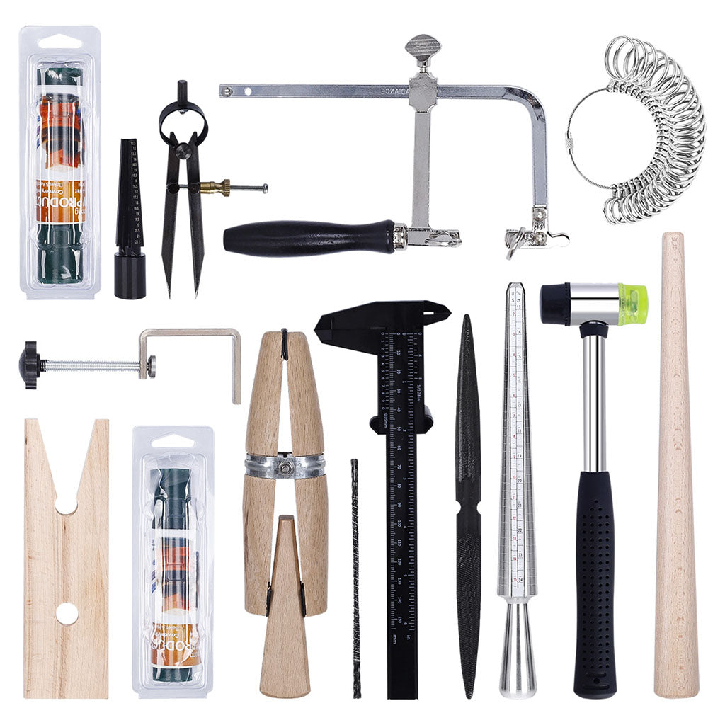 25 Piece Ring Making Kit | Perfect Gift for Jewelers & Craftsmen ...