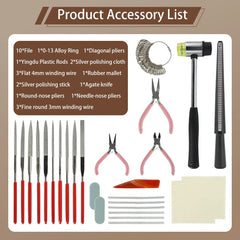 Complete Jewelry Making and Repair Starter Kit for Beginners and Hobbyists