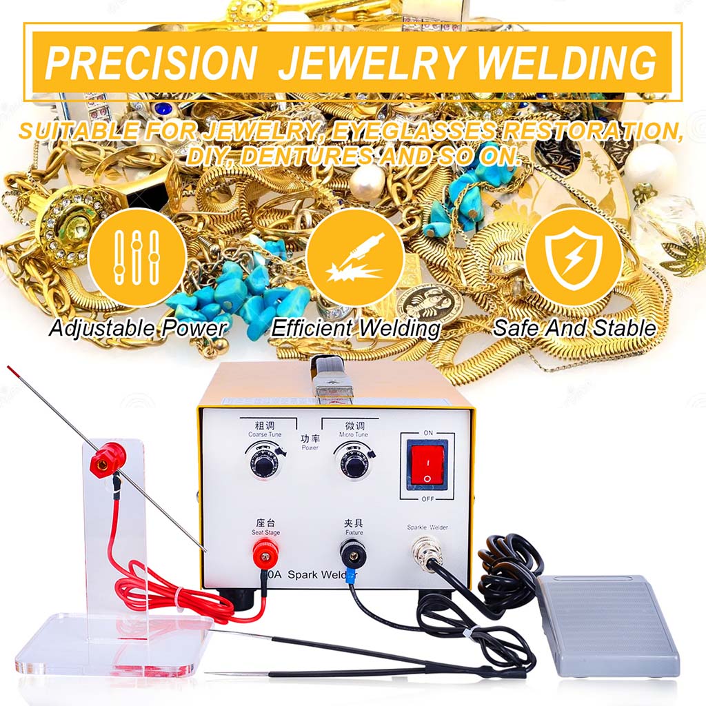 Tooltos Jewelry Tools Tooltos 30A Jewelry Pulse Spot Welder For Gold, Silver And Platinum