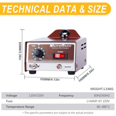 Tooltos Jewelry Tools Tooltos Adjustable Temperature Electric Wax Welder With Two Tips
