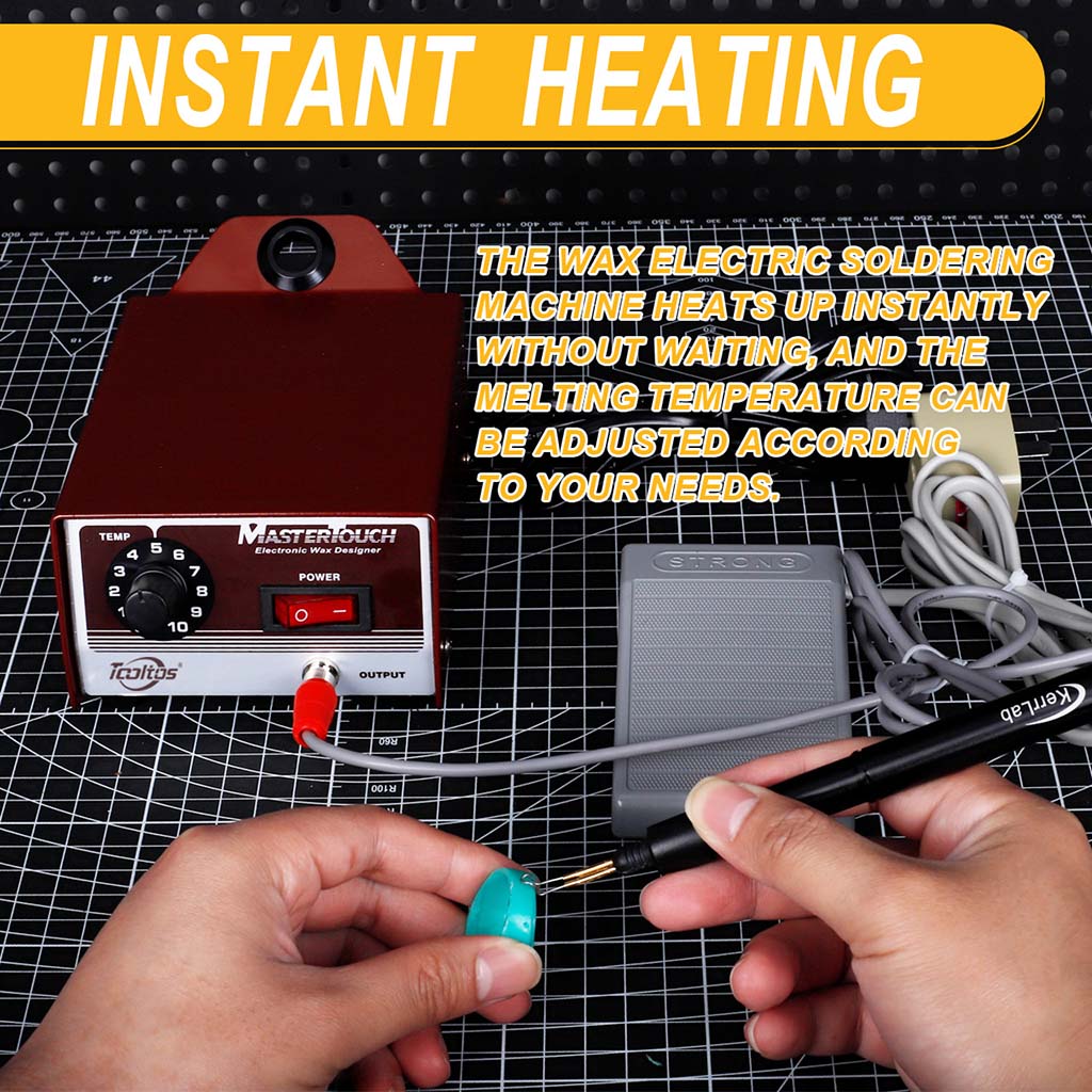 Tooltos Jewelry Tools Tooltos Adjustable Temperature Electric Wax Welder With Two Tips