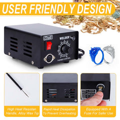 Tooltos Jewelry Tools Tooltos Adjustable Temperature Jewelry Electric Wax Welder