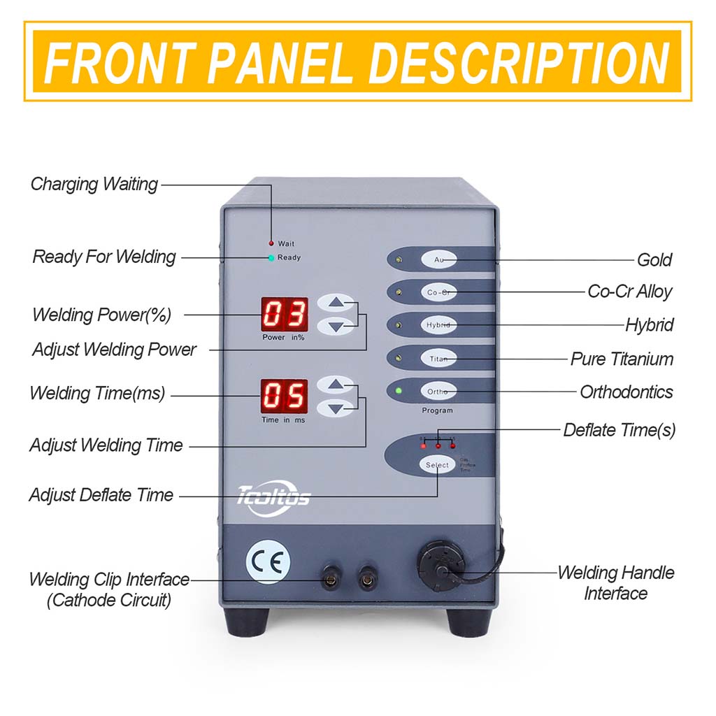 Tooltos Jewelry Tools Tooltos Automatic CNC Pulse Argon Arc Tig Jewelry Spot Welding Machine