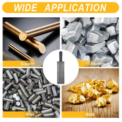 Tooltos Jewelry Tools Tooltos Double-Sided Iron Ingot Molds With Handle for Gold Silver Metal Melting and Casting Accessories