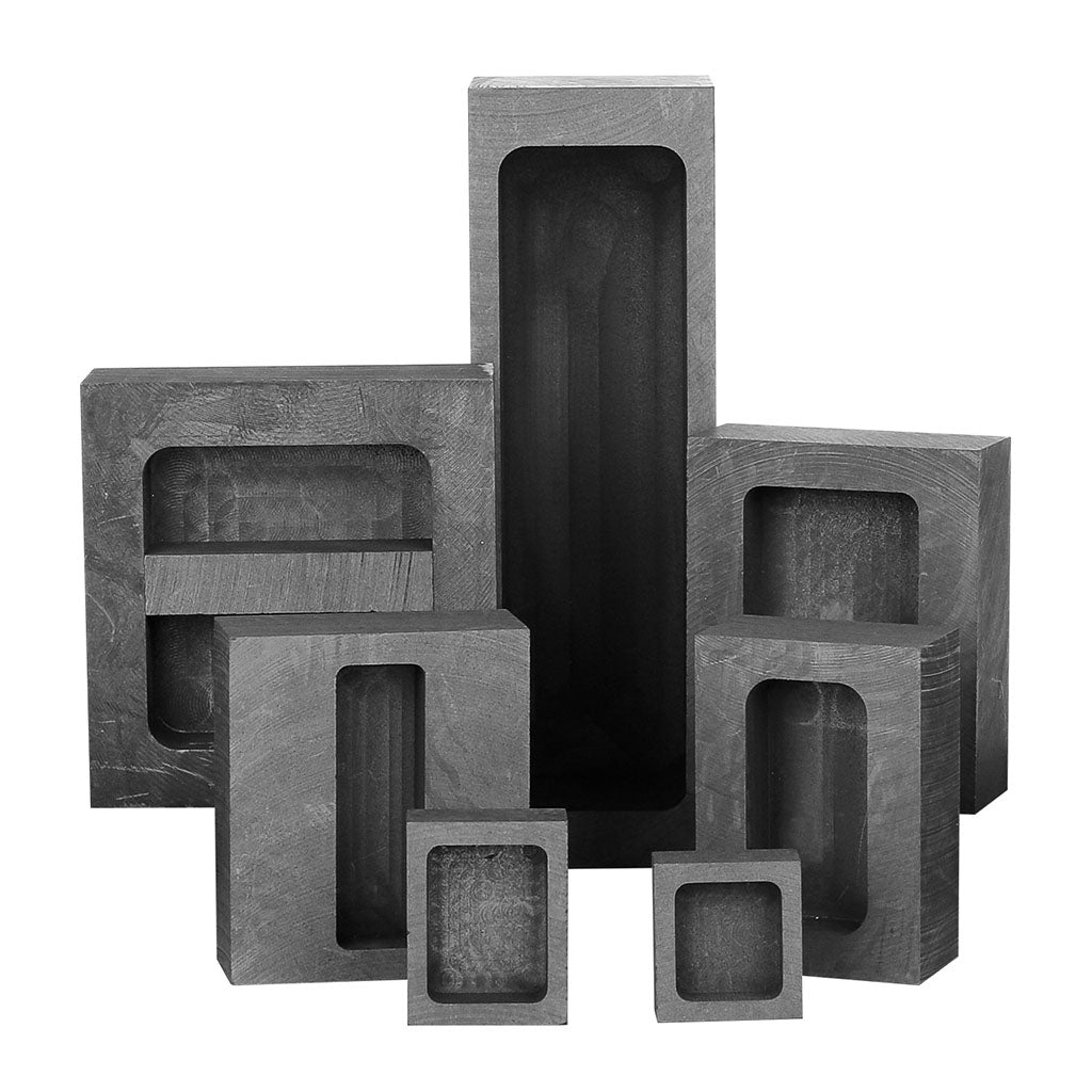 Tooltos Jewelry Tools Tooltos Graphite Ingot Molds for Gold Silver Metal Melting and Casting Accessories
