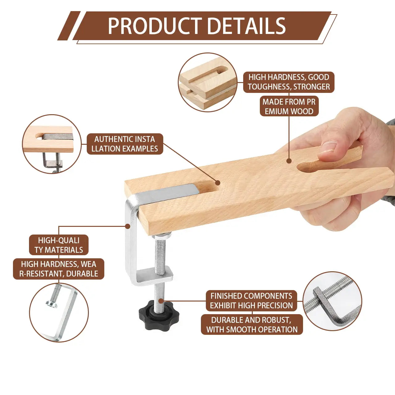 Tooltos Jeweler's Saw Blade Tension Adjustment Buckle Detail