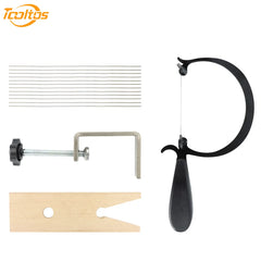 Tooltos Jeweler's Saw Kit with Frame 12 Blades and Bench Clamp Complete Set