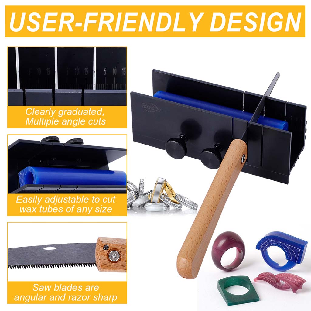 Tooltos Jewelry Tools Tooltos Multi-Angle Ring Wax Tube Fixed Cutting Tool Kit