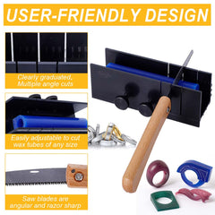 Tooltos Jewelry Tools Tooltos Multi-Angle Ring Wax Tube Fixed Cutting Tool Kit