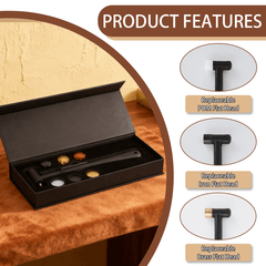 Tooltos Jewelry Tools Tooltos Multi Head Jewelry Hammer Replaceable Soft Hard Hammer Heads Metalworking Jewelry Craft Watch Repair ToolTooltos