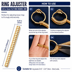 5-Step Coiling Rod for Uniform Wire Coils and Spiral Bead Caps