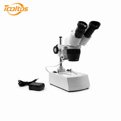 Tooltos Stereo Microscope for Jewelry 20X 40X Magnification 45 Degree Viewing Head