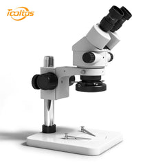 Tooltos Stereo Microscope for Jewelry Inspection 7X-45X Magnification WF10X Eyepiece