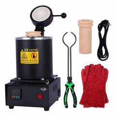 Tooltos Tooltos 1800W Digital Metal Gold Jewelry Electric Melting Furnace