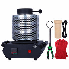 Tooltos Tooltos 1800W Digital Metal Gold Jewelry Electric Melting Furnace With Protective Grid