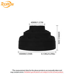 Tooltos close-up of 32 individual tool storage slots