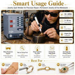 Tooltos Tooltos Automatic CNC Pulse Argon Arc Spot Welder for Precision Jewelry TIG Welding