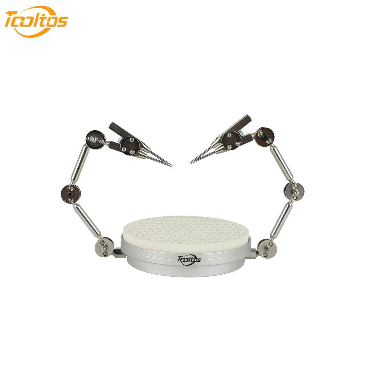 Tooltos Tooltos Rotating Soldering Station 360 Degree Honeycomb Ceramic Jewelry Stand